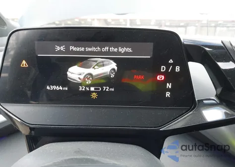 2021 Volkswagen Id.4 Pro из США, поврежденный, VIN WVGRMPE2XMP048368